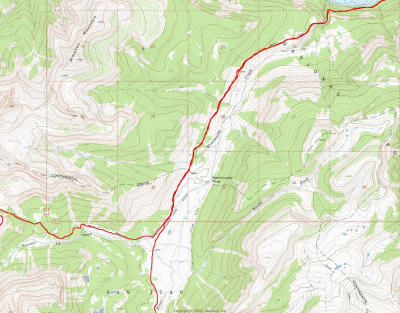 Continental Divide Trail (West), Weminuche Pass