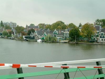 Zaandijk on the other side of the river Zaan.