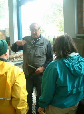 Gerard Hornman, guide in the Czar Peter house