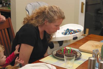 Michelle gets a birthday cake