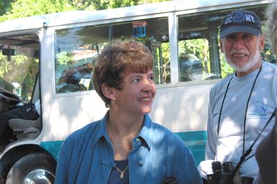 A happy stop. Carol and Norm