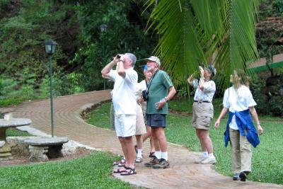 Bob, Susan, Norm, Evelyn, and a passerby
