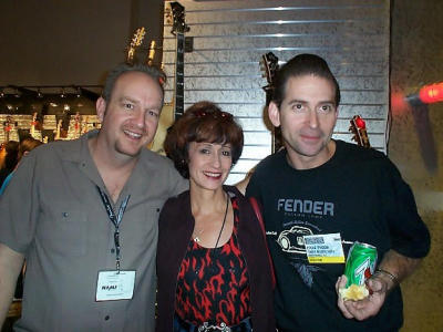 Mike, Rosie Flores and Dave