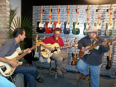 Dave Gonzales, Chris Fleming and Johnny Hiland