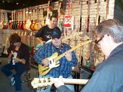 Rosie Flores, Dave Gonzales, Johnny Hiland and Chris Fleming