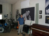 Me with the mic Elvis used to record at Sun