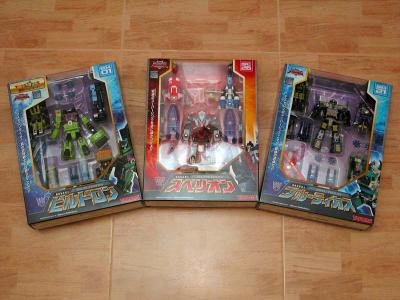 The 3 Superlink Gestalts : Buildron, Superion and Bruticus