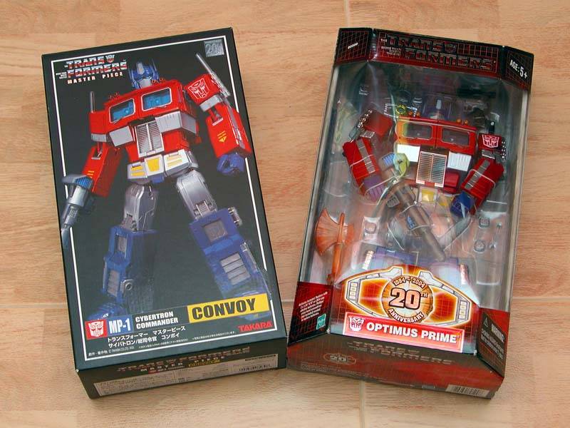 Takara and Hasbro Masterpiece Convoys
