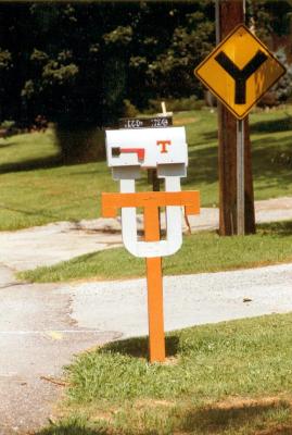 U.T. mailbox