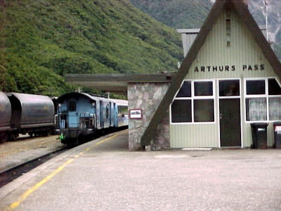 the train continues its journey towards Greymouth
