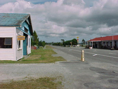 Harihari, a typical westcoast town.