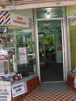 barber-tobacconist, all in one.