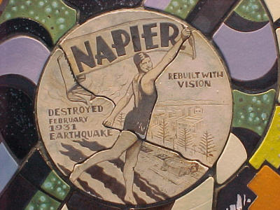 Napier, destroyed by an earthquake in 1931...