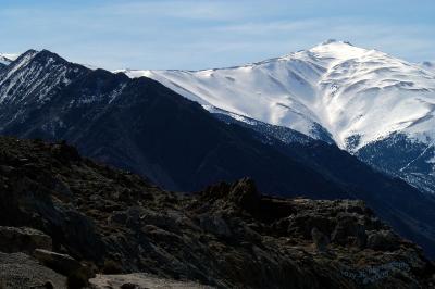 Peak overlooking  Walker Lake in Nevada