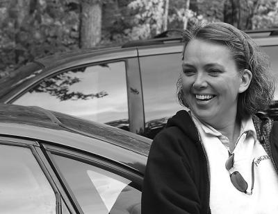 Smiling Lady (B&W)