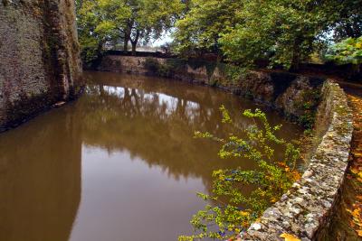 The Moat at Pirou Castle