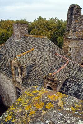 Pirou Castle: Roofs