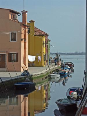 Towards the lagoon in Burano - Venice
