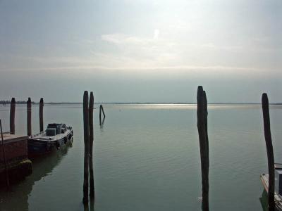 Unusual lighting on the Lagoon in Venice