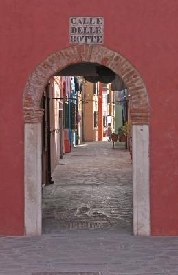 Secret calle in Burano - Venice