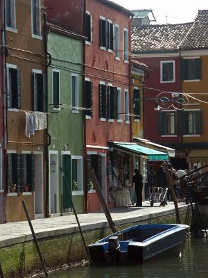 Canal life in Burano - Venice