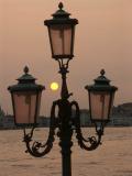 Sunsetting through the lantern in Venice