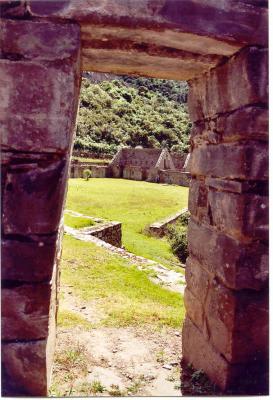 Choquequirao , the central plaza