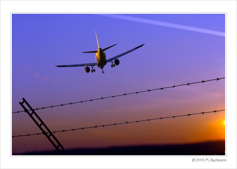 Sunset landing