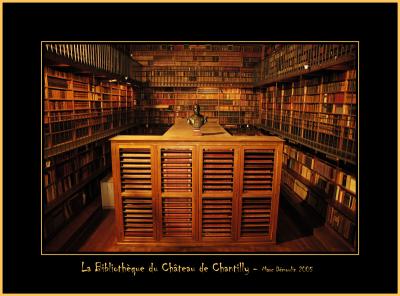 La Bibliothque Du Chteau De Chantilly