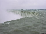 Lots of water going over the Horseshoe Falls!
