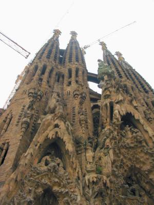 The unfinished Gaudi Cathedral