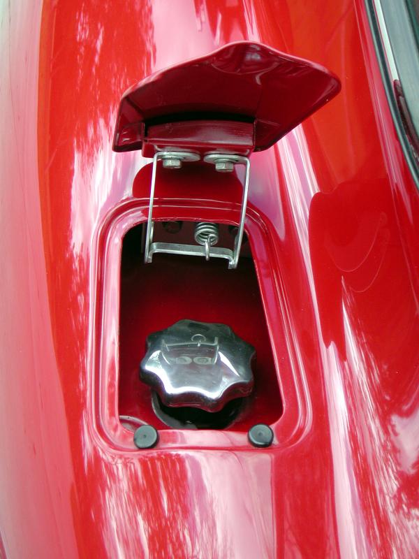 Fuel cap and door