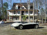 The Healey helps the house look good