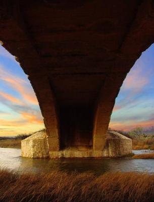 Pecos River Flume Underside