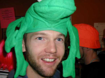 CORY!! What a frog-head! (Fri. nite)