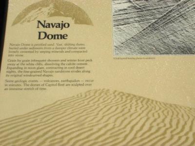 Navajo Dome sign 9-14-02.JPG