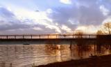 Sunset Behind The Spillway *