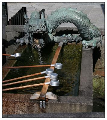 Kyoto kiyomizu-dera wash basin