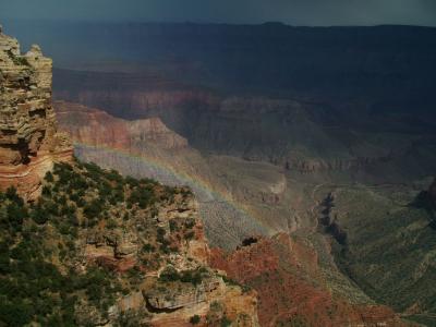 Grand Canyon North Rim Rainbow