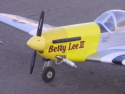 radio control model airplane Betty Lee III