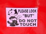 please look but do not touch