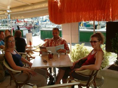 Having A Rest After A Hard Morning Walking Around Puerto de Mogan