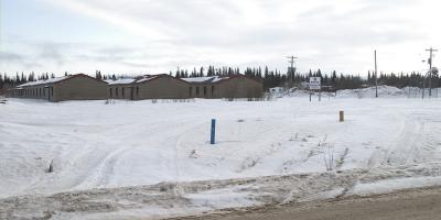 Barracks and site of former Combined Mess