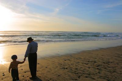 On the beach - Torry Pines, San Diego