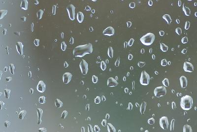 Drops behind the glass