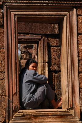 lady at the temples