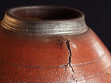 detail-T. Clarkson hand manipulated stoneware