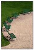 Les bancs verts / The green benches