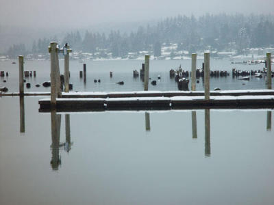 Public dock at Bloedel Donnovan Park, Lake Whatcom
