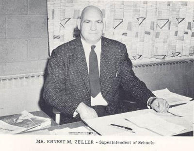Mr. Zeller, Butler School Superintendent, 1956/57